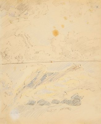 Two sketches of clouds
