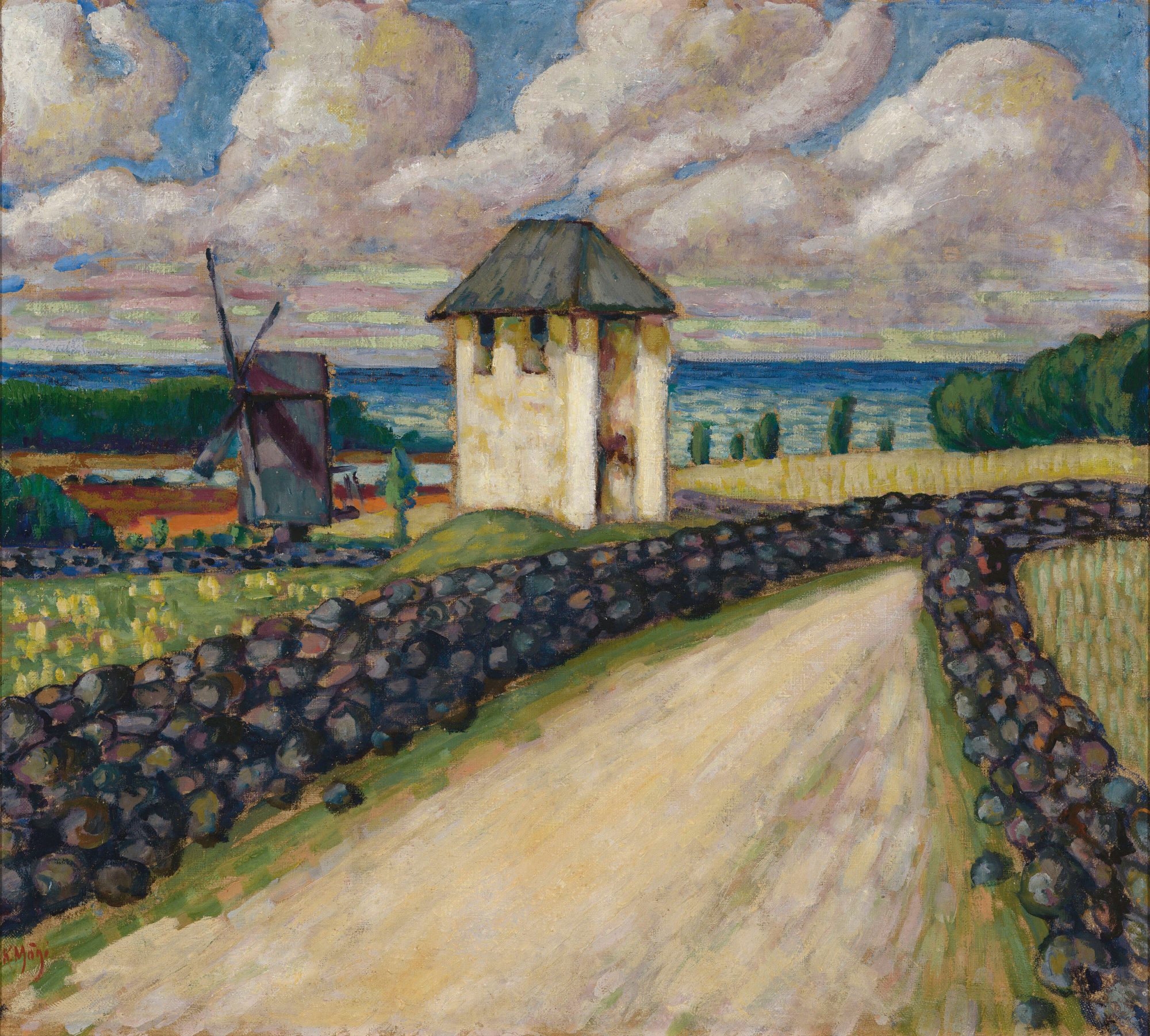 Landscape with a Bell Tower (Kihelkonna)