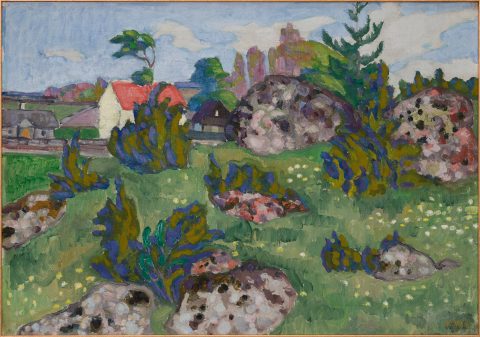 Landscape with a House with a Red Roof